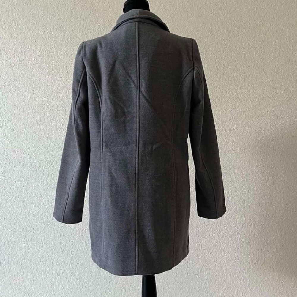 NEVER Every Day Cozy Womens Long Sleeve coat/jacket Gray Sz M - Picture 12 of 15